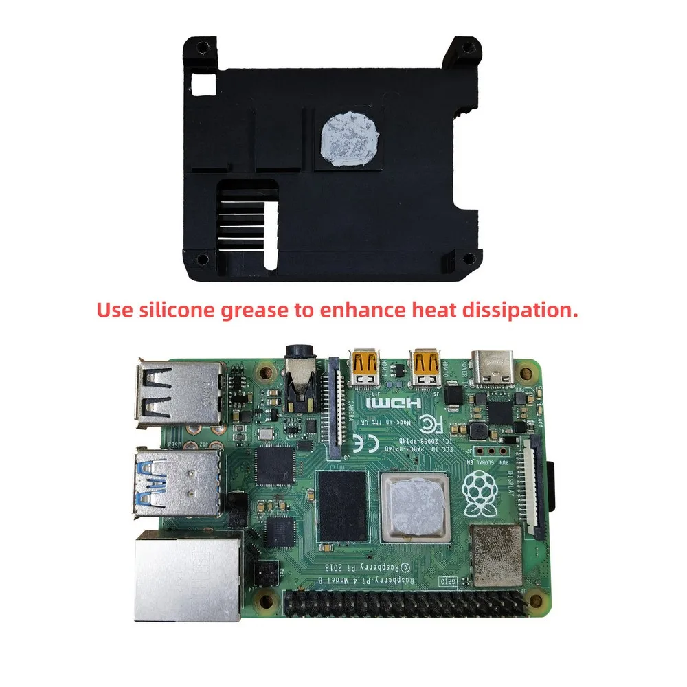 Raspberry Pi 4B 11mm Embedded Kühlkörper/Kühler P165-B für Raspberry – Bild 4