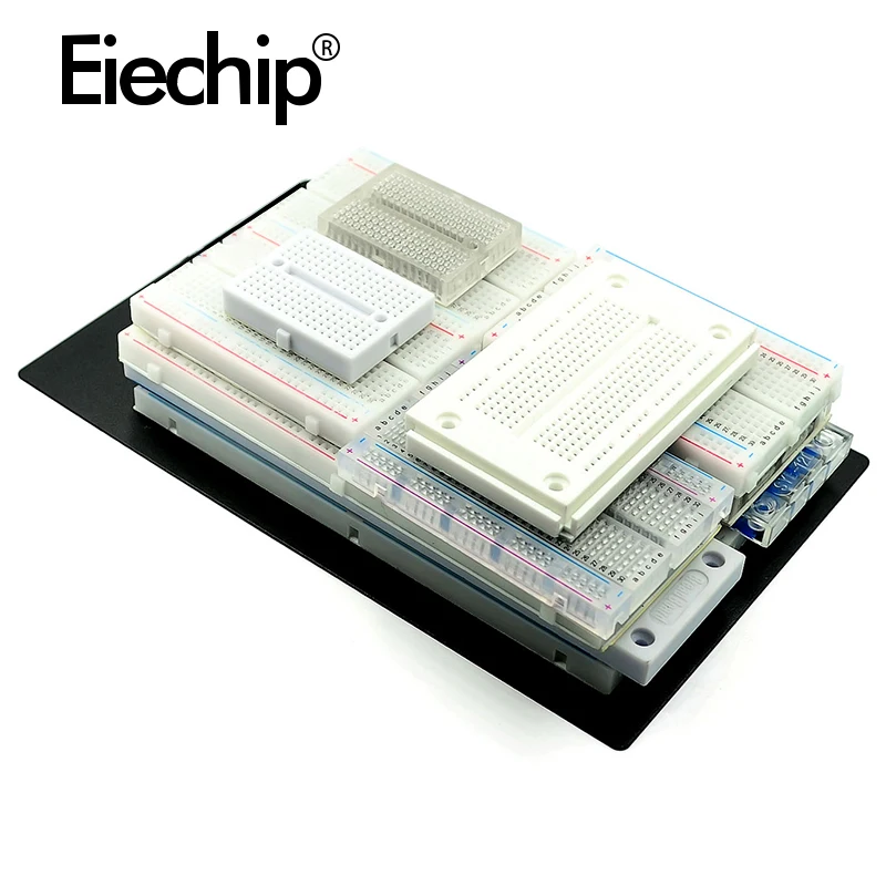 Steck brettset für DIY-Elektronik, MB-102 830-Loch 400-Loch-Steckbrett-Kit mit 65 stücke Dupont-Überbrückung