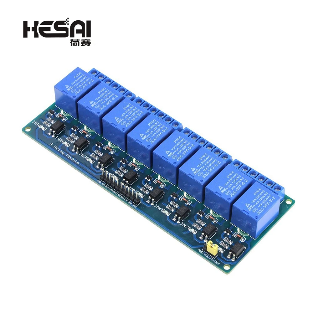 Relais 5V/12V 1 2 4 6 8-Kanal-Relaismodul Raspberry-Relais – Bild 2