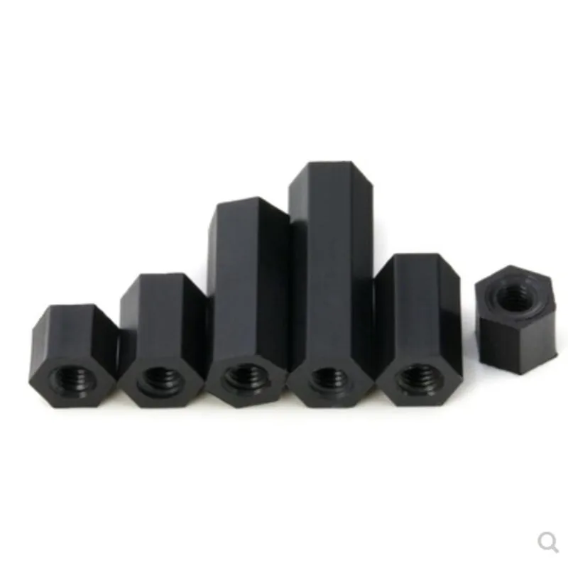 Nylon-Abstandshalter (Weiblich-Weiblich) M2 M2.5 M3 M4 M5 M6 *L Weiß – Bild 4