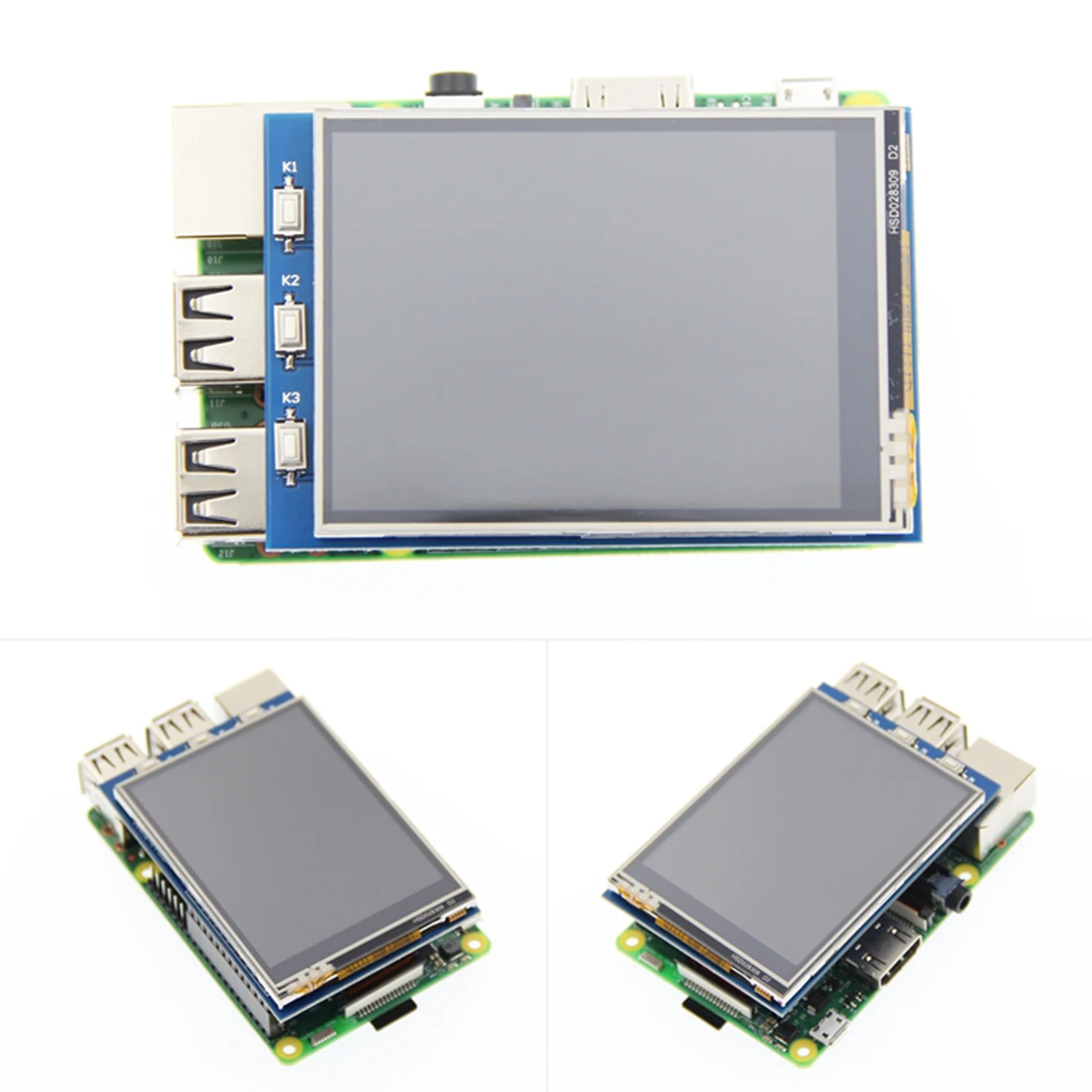 2,8 zoll Raspberry Pi Display Raspberry Pi Touchscreen SPI Display Unterstützung 3B +/4B