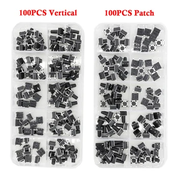 10 Modelle 6*6 Taktschalter Taktile Druckschalter Kit Höhe: 4,1 5 ~ 12 MM DIP 4 P Mikroschalter (100 Stück)