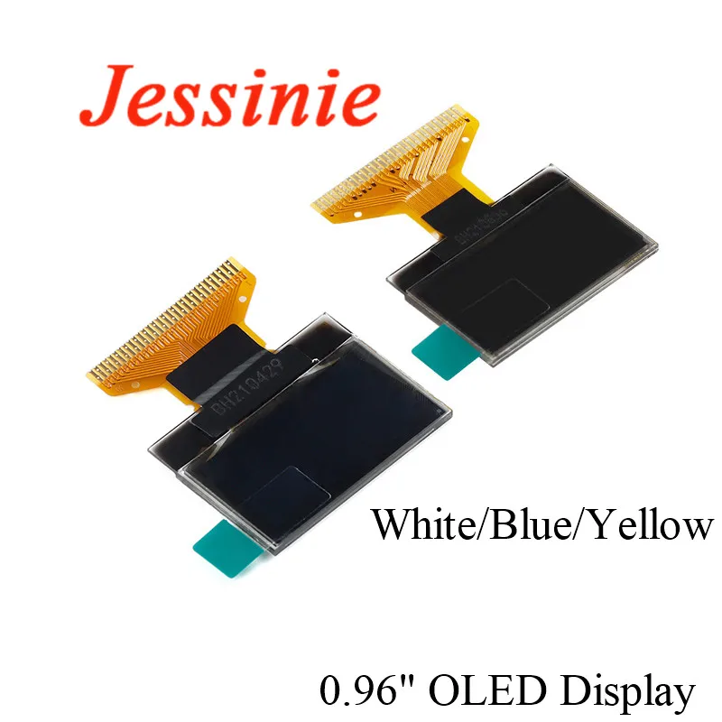 0,96 Zoll oled Modul 0.96 "Bildschirm weiß/blau/gelb x64 LCD LED-Anzeige modul iic spi Schnitts telle ssd1306