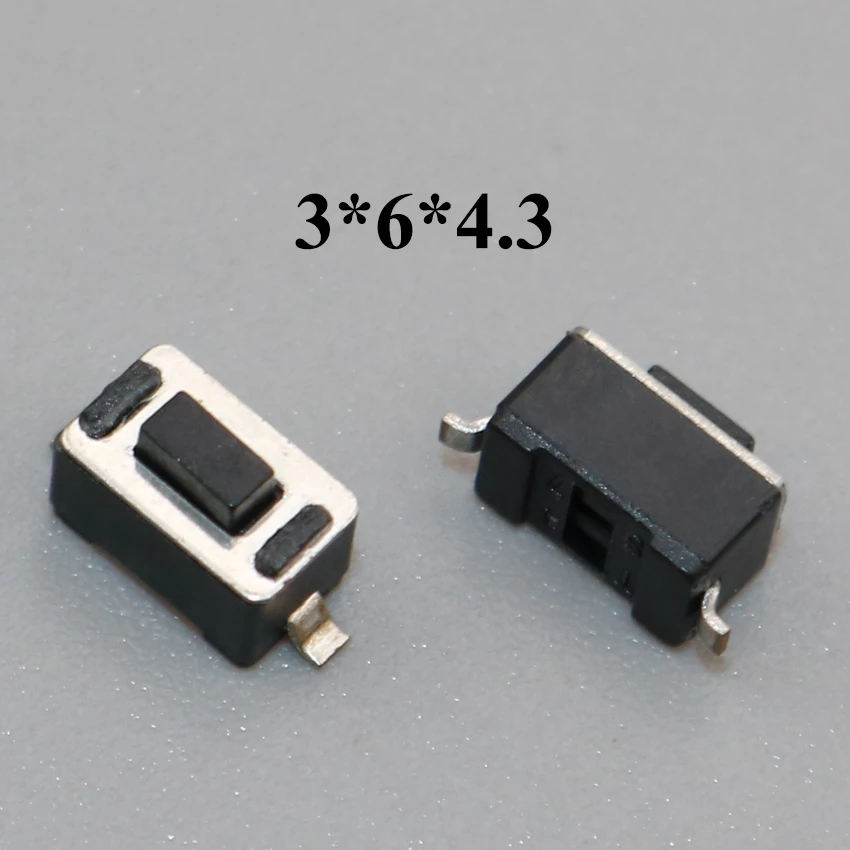 SMD 2 4 Pin 3x4mm 3x6mm 4x4mm Tactile Tact push Button (10 Stück) – Bild 3