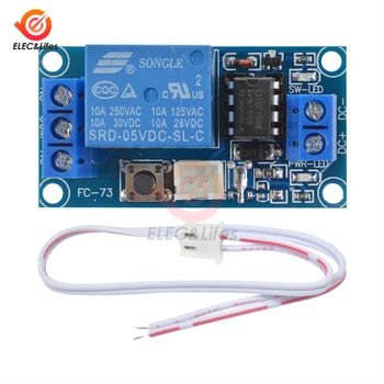 5V 12V 24V 1-Kanal-Relaismodul mit Schalter Kompaktes Design Einfach zu bedienen Lange Lebensdauer