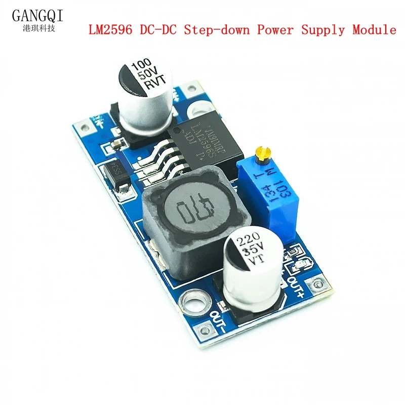 LM2596s DC-DC Step-Down-Stromversorgungsmodul 3A Einstellbares Step-Down-Modul LM2596 Spannungsregler 24V 12V