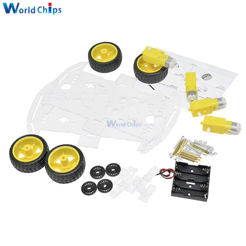 Smart Auto Kit 4WD Smart Roboter Auto Chassis Kits Auto – Bild 6