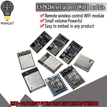 ESP8266 ESP-01 ESP-01S ESP-07 ESP-07S ESP-12 ESP-12E ESP-12F ESP-32 W600 serielles WIFI-Funkmodul, drahtloser