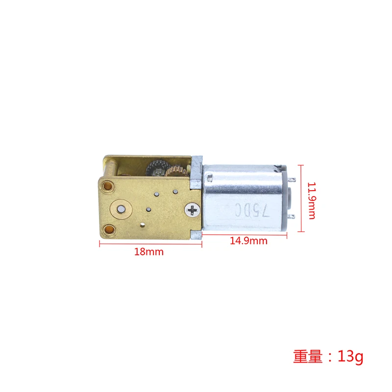 N20-1218 Getriebemotor Smart Car DC 3V 6V 12V Mini DC Getriebemotor – Bild 5