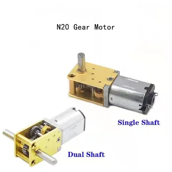 Micro Mini N20 Getriebemotor DC 3V 6V 12V 4-381RPM Hohes Drehmoment Metall Elektrischer Getriebemotor