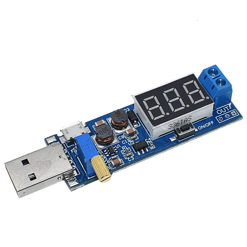 DC-DC 5V bis 3,5V / 12V USB Step UP / Down Netzteilmodul Einstellbarer – Bild 2