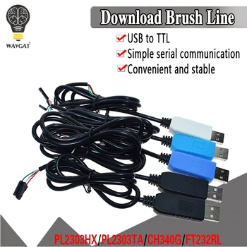 PL2303 USB zu UART TTL-Kabelmodul FT232RL PL2303HX USB-Übertragung zu TTL RS232 Serial Port Adapter Modul