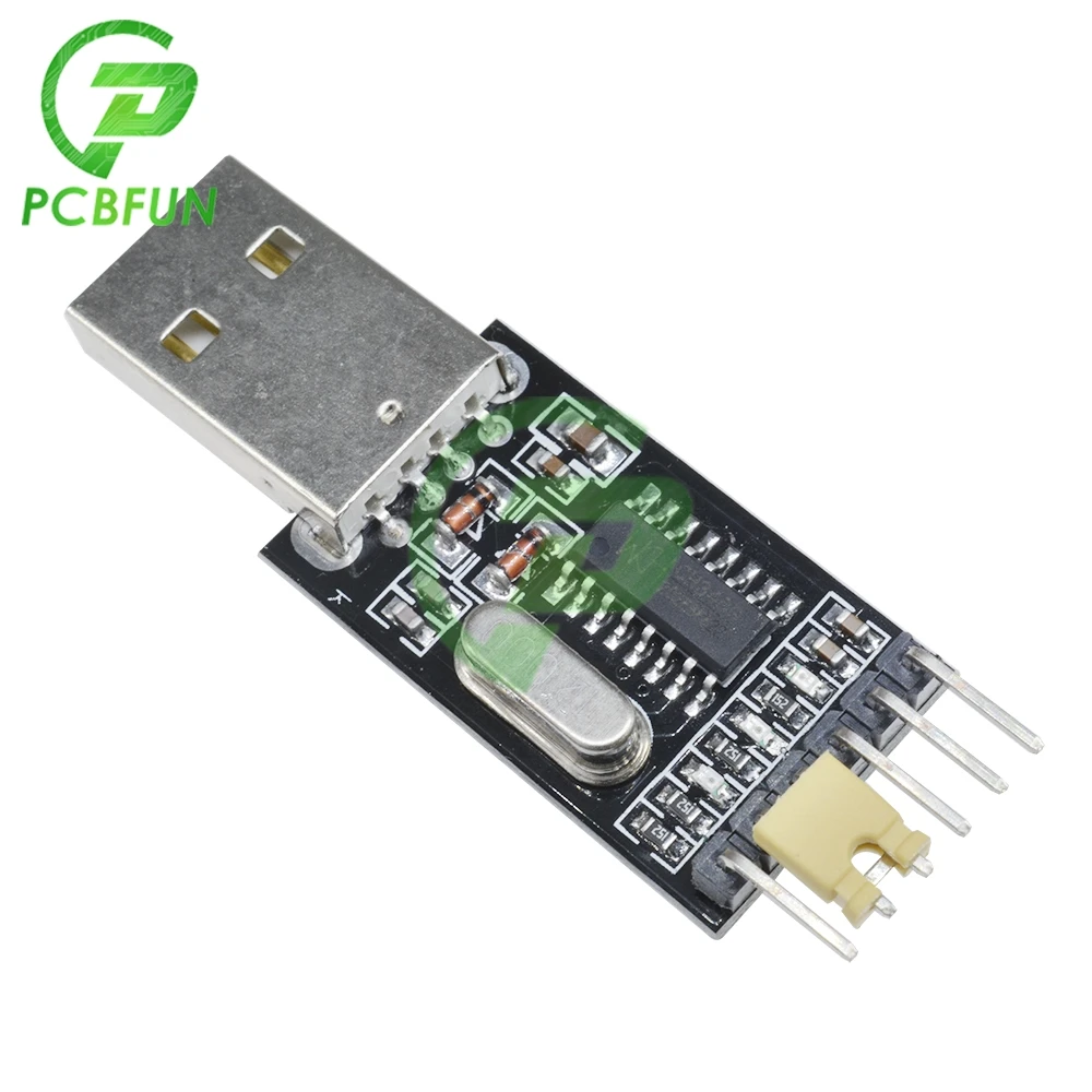 USB zu TTL Konverter UART Modul CH340G 3,3 V 5V Schalter (2 Stück) – Bild 5
