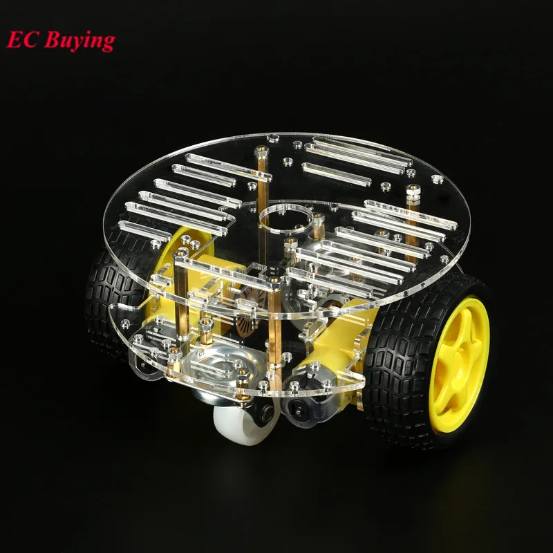 DIY Kit Smart Roboter Auto Elektronische Produktion TT Motor Automobil Teile Montage Suite Geschwindigkeit