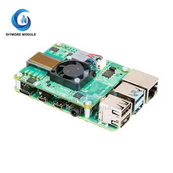 Raspberry Pi PoE + HUT für Raspberry Pi 4B/3B + 802,3 af/at-konform DC 5V 4A
