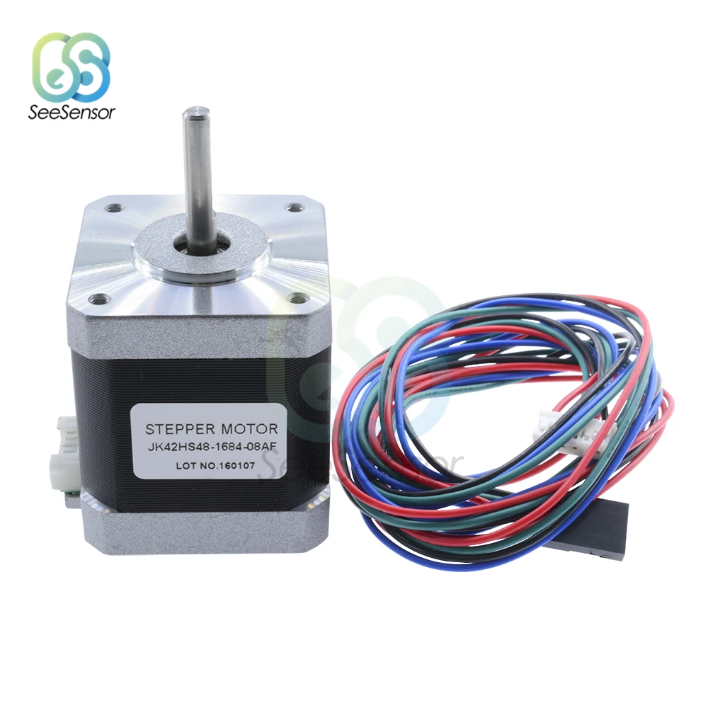 42mm Nema17 Stepper Motor JK42HS48-1684 Nema 17 Motor 2A 4-blei für 3D Drucker