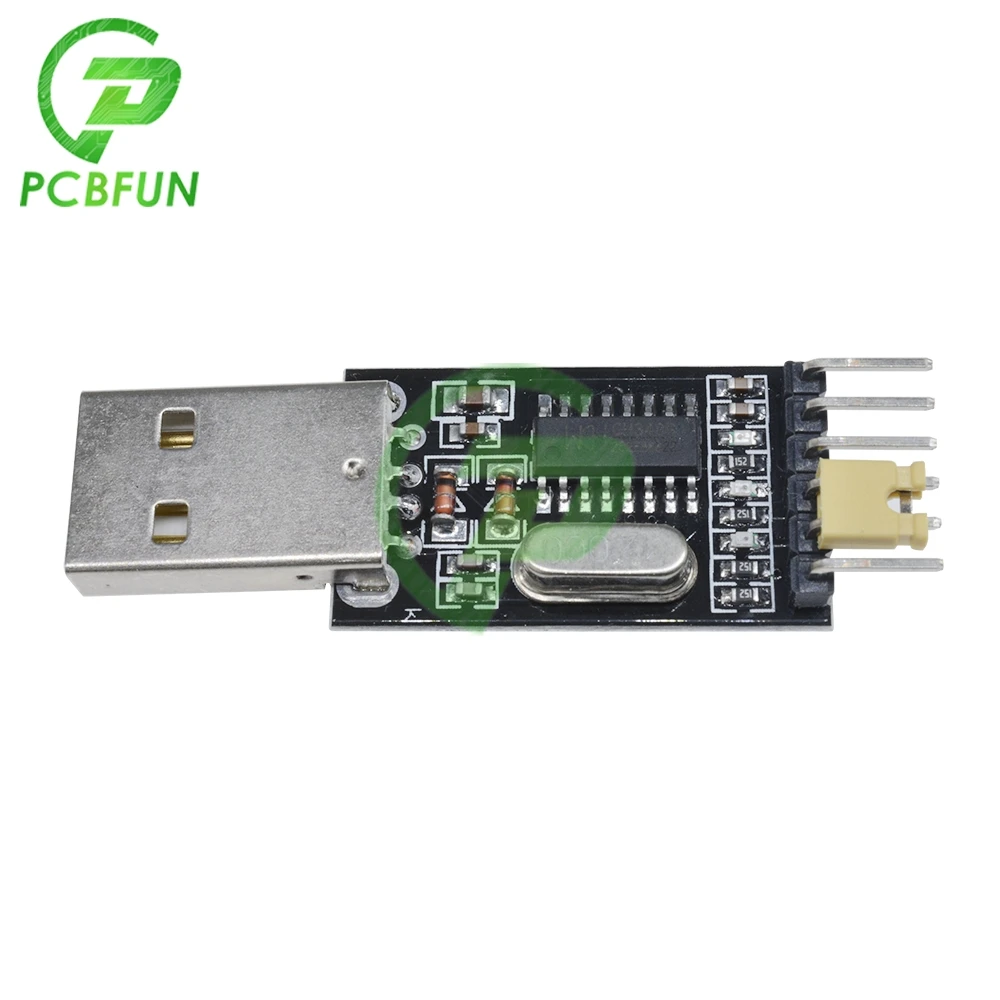 USB zu TTL Konverter UART Modul CH340G 3,3 V 5V Schalter (2 Stück) – Bild 4