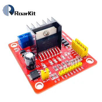 L298N DC Motor Treiber Modul Schrittmotor Dual H Brücke Max 20W 2A / Brücke für Arduino