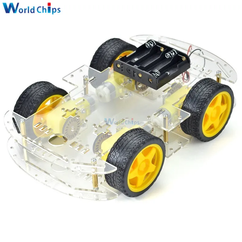 Smart Auto Kit 4WD Smart Roboter Auto Chassis Kits Auto – Bild 2