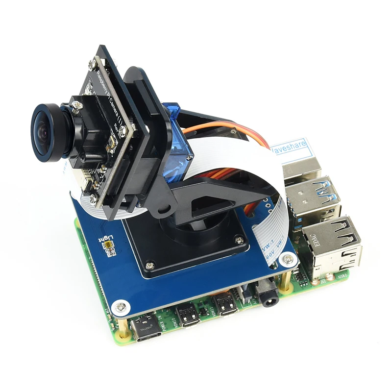 Raspberry Pi 2-DOF Pan Tilt HAT 40PIN GPIO Extension Board I2C – Bild 3