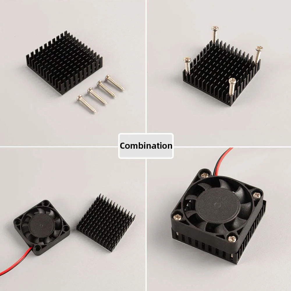 Mini-Lüfter, DC 3,7 V, 5 V, 12 V, 24 V, Kühlkörper, 40 x 40 mm, 4010 – Bild 6