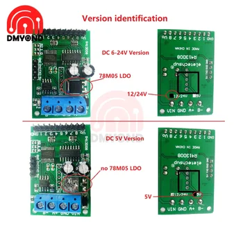 Rs485 dc 5v/6-24v Relais modul 8-Kanal rs485 (ttl) modbus rtu Steuer modul uart für Relais schalter platine