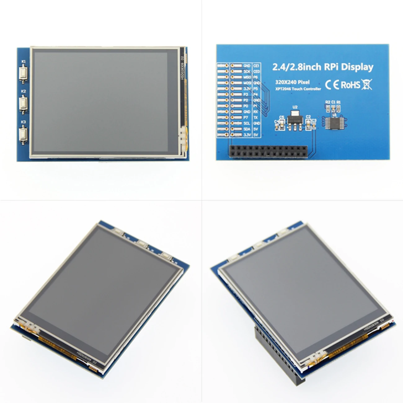 2,8 zoll Raspberry Pi Display Raspberry Pi Touchscreen SPI Display – Bild 2