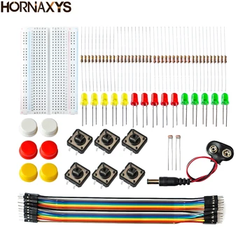 Starter Kit Für UNO R3 Mini Breadboard LED Jumper Draht Taste für arduino Diy Kit schule bildung labor