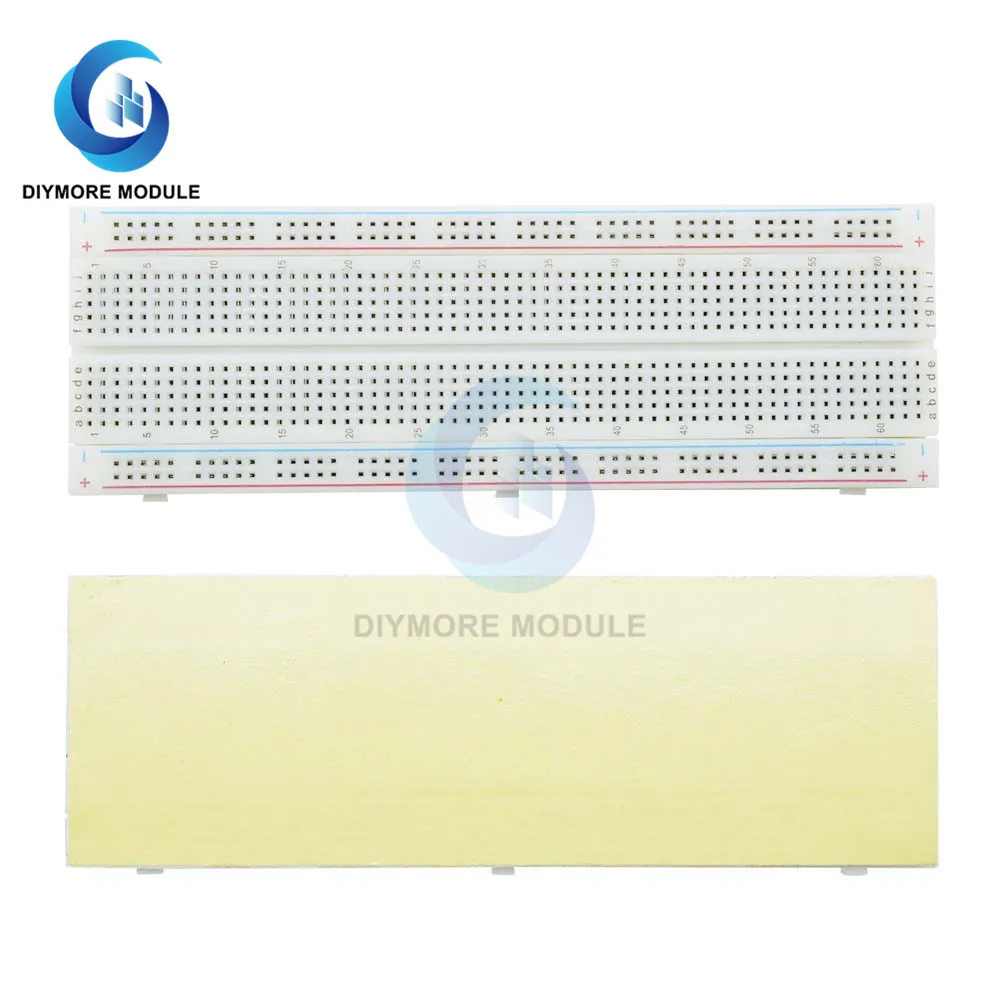 MB102 Micro-USB-Breadboard-Netzteilmodul DC 7-12 V 830-Punkt lötfreier – Bild 5