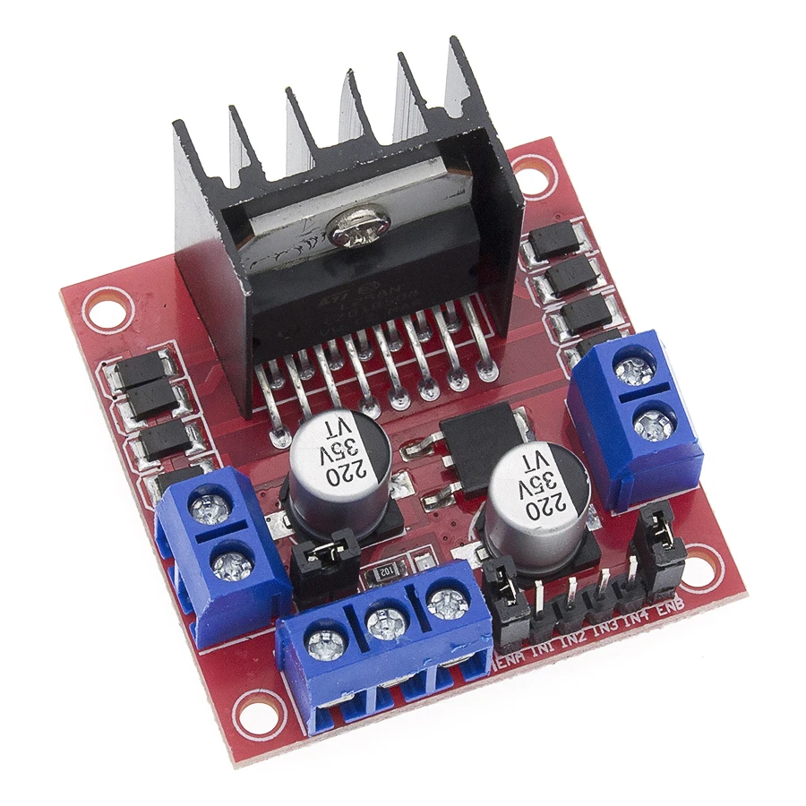 L298N Treiberplatinenmodul L298 Schrittmotor Smart Car Robot – Bild 4