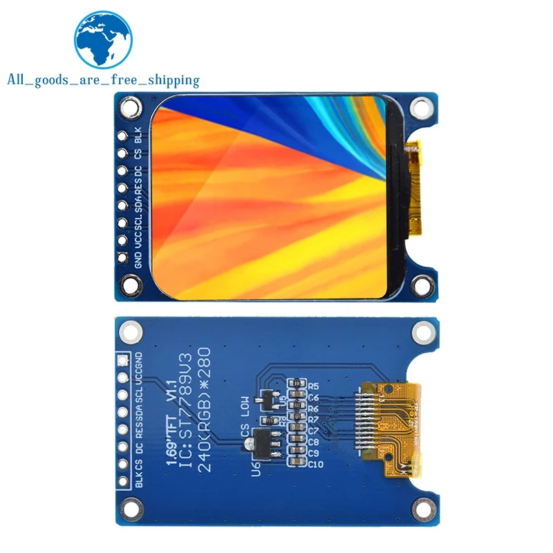 1,69 Zoll 1,69 Zoll Farb-TFT-Anzeigemodul HD IPS LCD-LED-Bildschirm – Bild 6