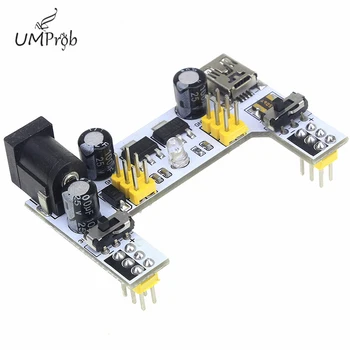 MB-102 mb102 dc 7-12v mini usb 2 kanal board interface bread board netzteil modul für arduino