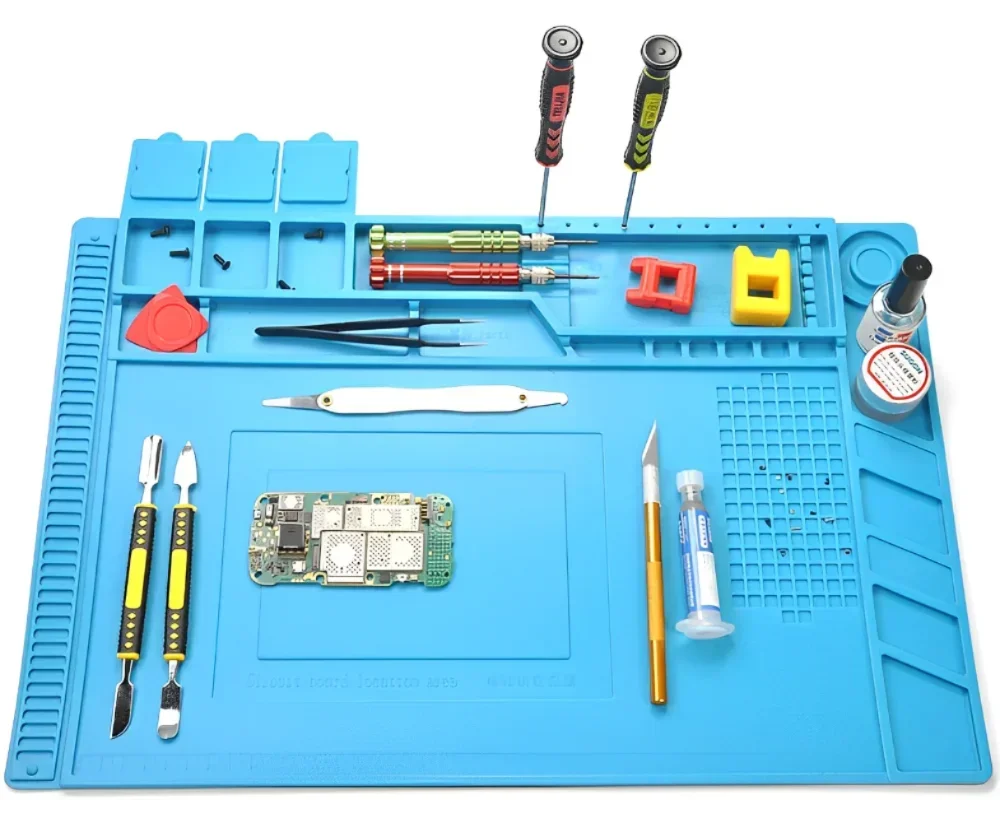 S110-S180 ESD Silikon Löten Matte Für Elektronik Telefon Reparatur Motherboard Schweißen Anti-statische
