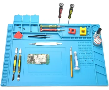 S110-S180 ESD Silikon Löten Matte Für Elektronik Telefon Reparatur Motherboard Schweißen Anti-statische