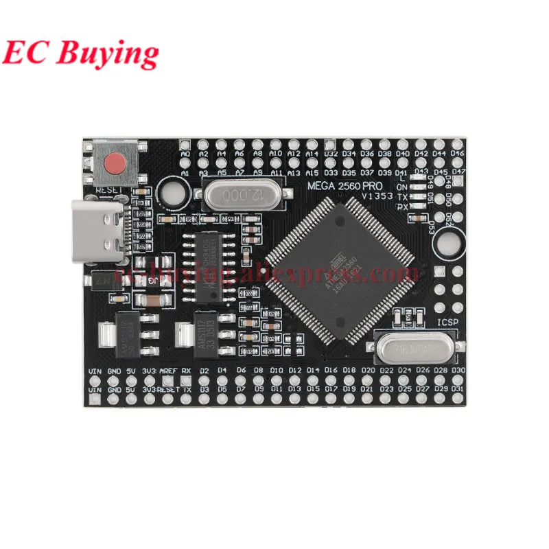 ATMEGA2560 ATMEGA2560-16AU CH340G R3 Embed Development Core Board – Bild 6
