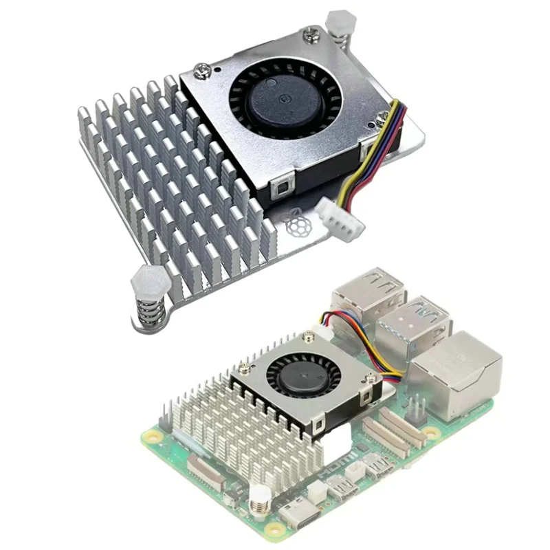 Raspberry Pi 5 Fall mit Lüfter für RPI 5 Aluminium Box Shell Gehäuse – Bild 4