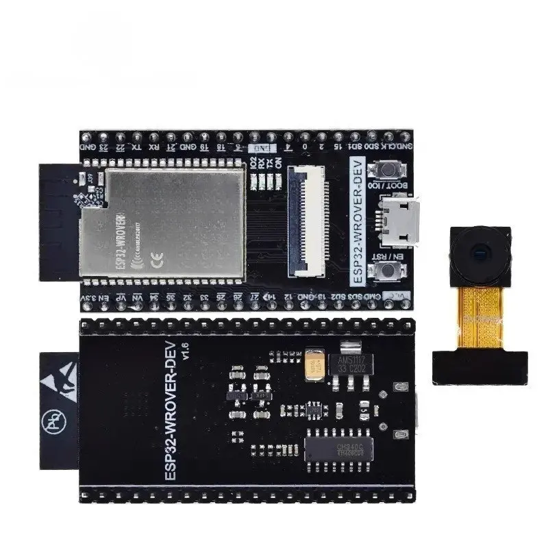 ESP32 DEV Entwicklungsboard mit OV2640 Kamera, Wi-Fi- und Bluetooth-Modul, ESP32 CAM
