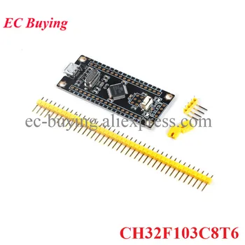 CH32F103C8T6 ARM STM32 Mindestsystem-Entwicklungsplatinenmodul CH32F103 Core MCU Demo Learning Board USB
