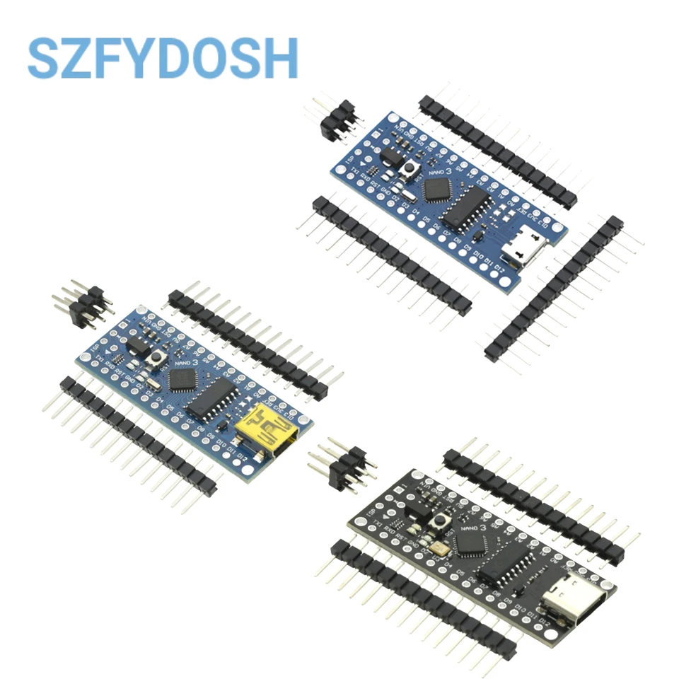 Nano V3 Atmega328P MCU Core Board Schweißentwicklungsboard Verbessertes Versionsmodul für Arduino