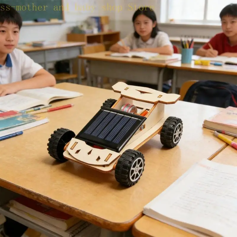 066B Solar-Rennwagen-Baukasten aus Holz, Wissenschaftsprojekt – Bild 5