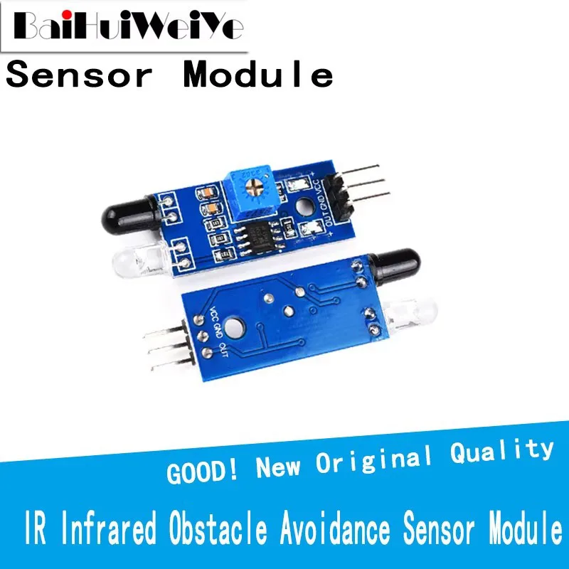 IR-Infrarot-Hindernisvermeidungssensormodul für Arduino Smart Car Robot 3-Draht Reflektierend Photoelektrisch