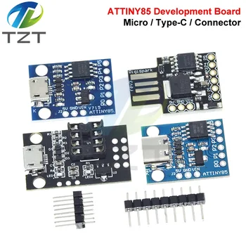 TINY85/ATTINY85 Digispark Kickstarter Micro Development Board ATTINY85 Modul für Arduino IIC I2C USB Blau