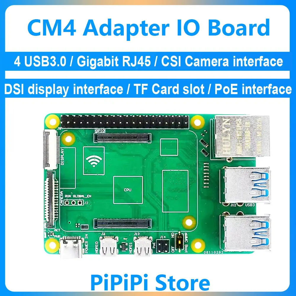 Raspberry Pi cm4 bis Pi4B-Adapter-Platine Computer modul 4 io-Karte – Bild 6