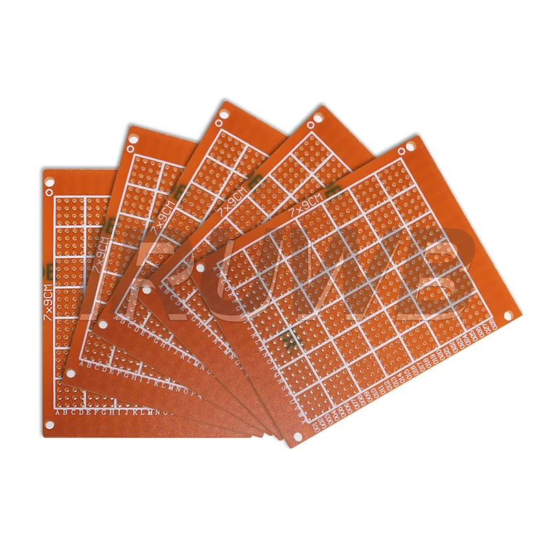 5 × 7 cm, 7 × 9 cm, Leiterplatten-Prototyp, perforiertes Rasterplatinen-Set (10 Stück)