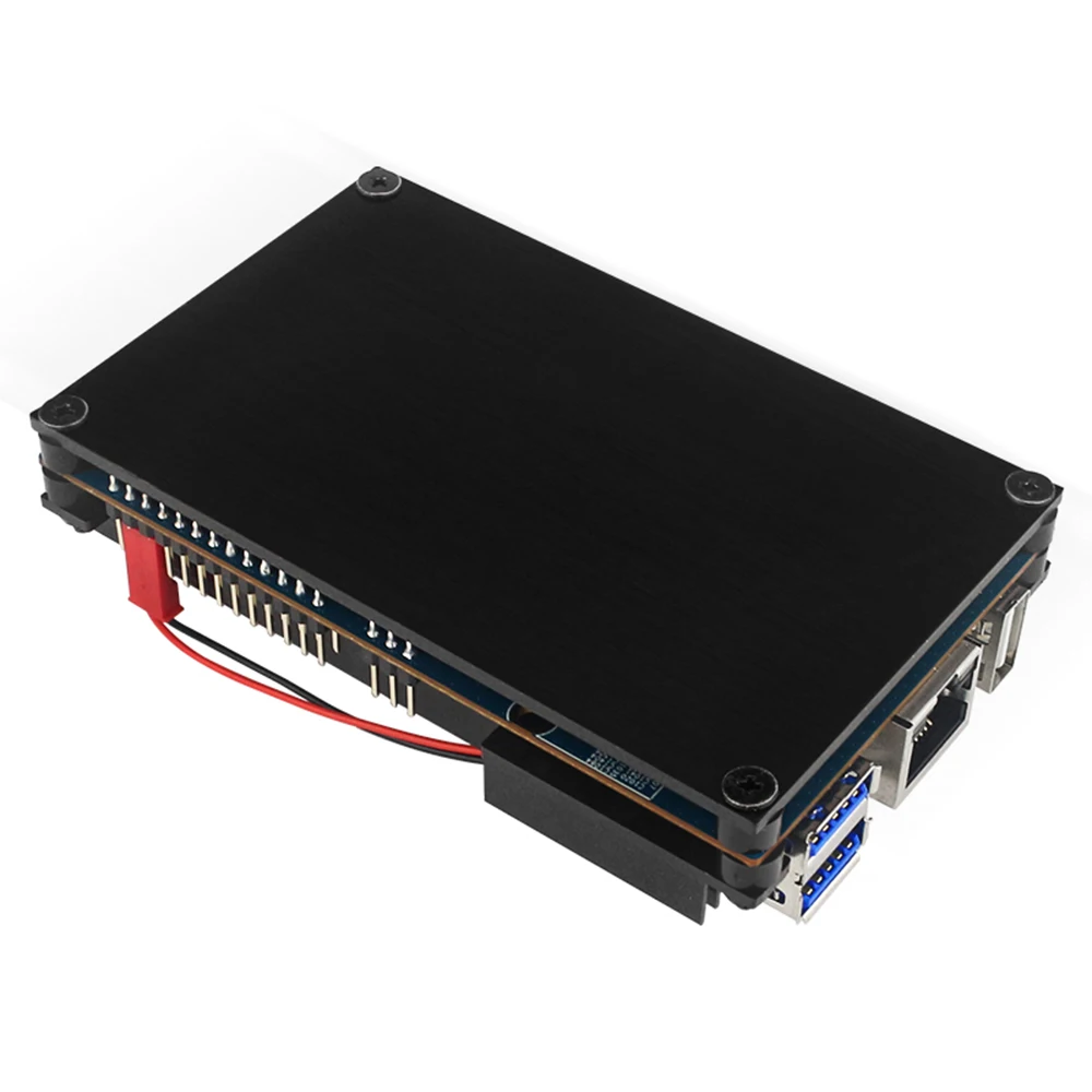 DIY Kits Orange Pi 5 Aluminium legierung Schutzhülle mit Lüfter – Bild 4