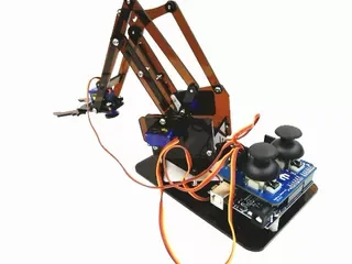 Roboterarm-Bausatz, UNO-Lernset, Acryl-Bausatz, Einzelgreifer – Bild 2