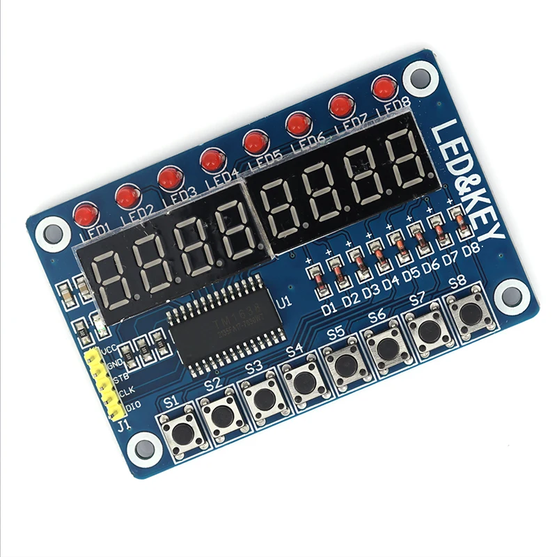 TM1637 4 Bits / TM1638 / 74HC595 8 bit Digital LED Display Module 7 – Bild 2
