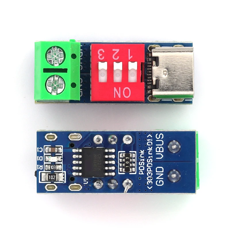 USB-C PD Trigger Board Modul PD/QC Decoy Board Schnellladung USB Typ-C – Bild 6