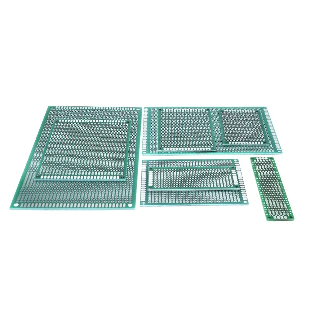PCB Board Prototyp Board Grün 2x8/3x7/4x6/5x7/7x9/8x12/9x15cm – Bild 4