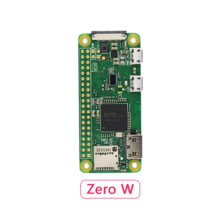 Raspberry Pi Zero Zero W Zero 2 W Zero-Solder Zero W-Solder mit gelötetem Kopf 512 MB Boardcom-Chip